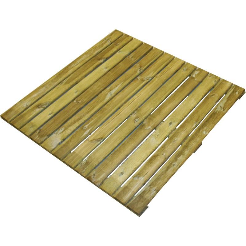 Dema Dalle En Pin Traité 100x100cm