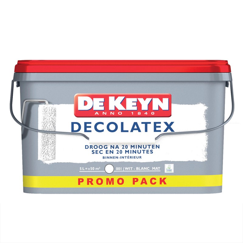 dema DE KEYN Décolatex mur & plafond blanc mat 5L