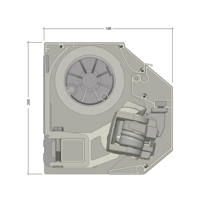 Dema DOMASOL Banne Solaire Zandvoirt Largeur 550cm