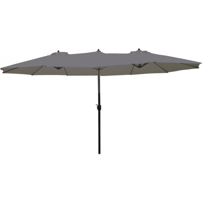dema Double parasol aluminium 450x270 - Gris