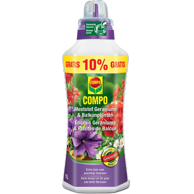 dema Engrais liquide Géraniums COMPO 1L