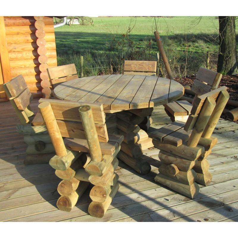 Dema Ensemble Chevaliere - Table Ronde 140cm