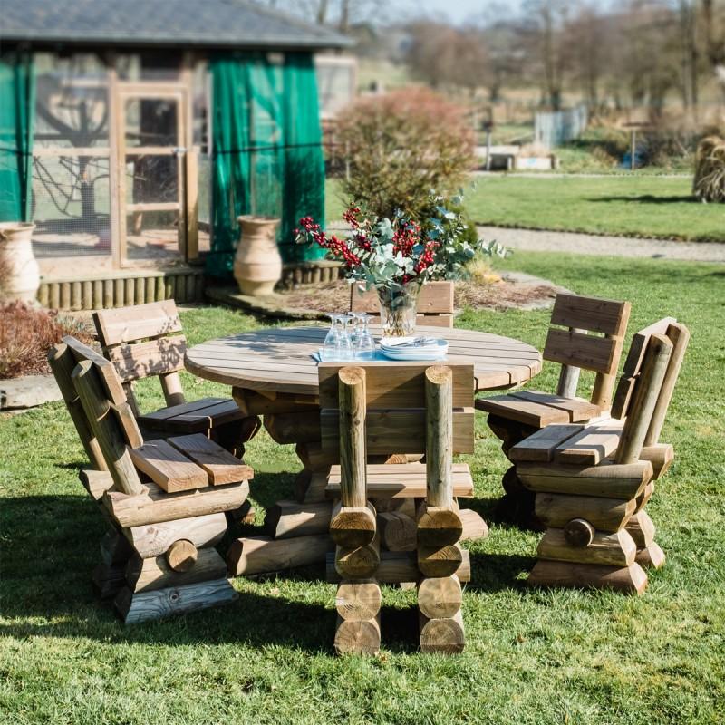 dema Ensemble Chevaliere - table ronde 140cm