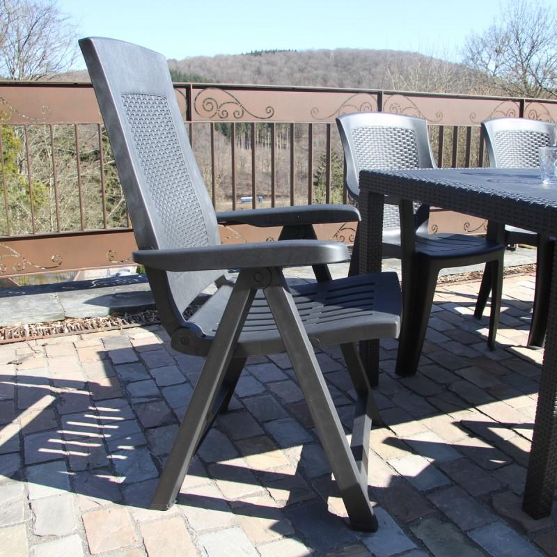 Dema Ensemble MILANO 2 Résine Anthracite