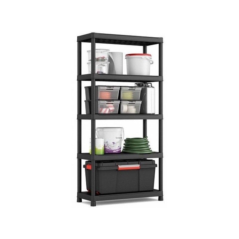 Dema Etagère PVC 5 Tablettes 182x90x45cm