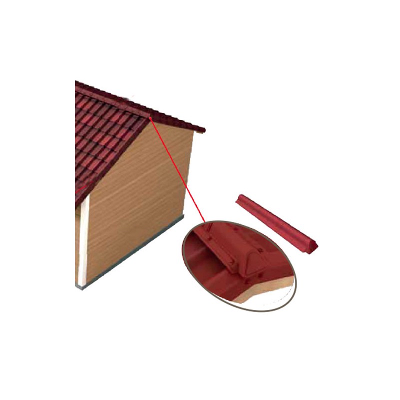 Dema Faîtière Début/fin ONDUVILLA Rouge Flammé