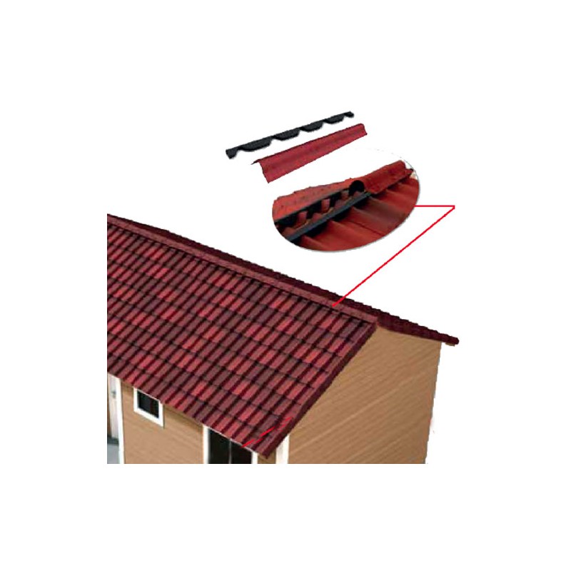 Dema Faîtière ONDUVILLA Rouge Flammé