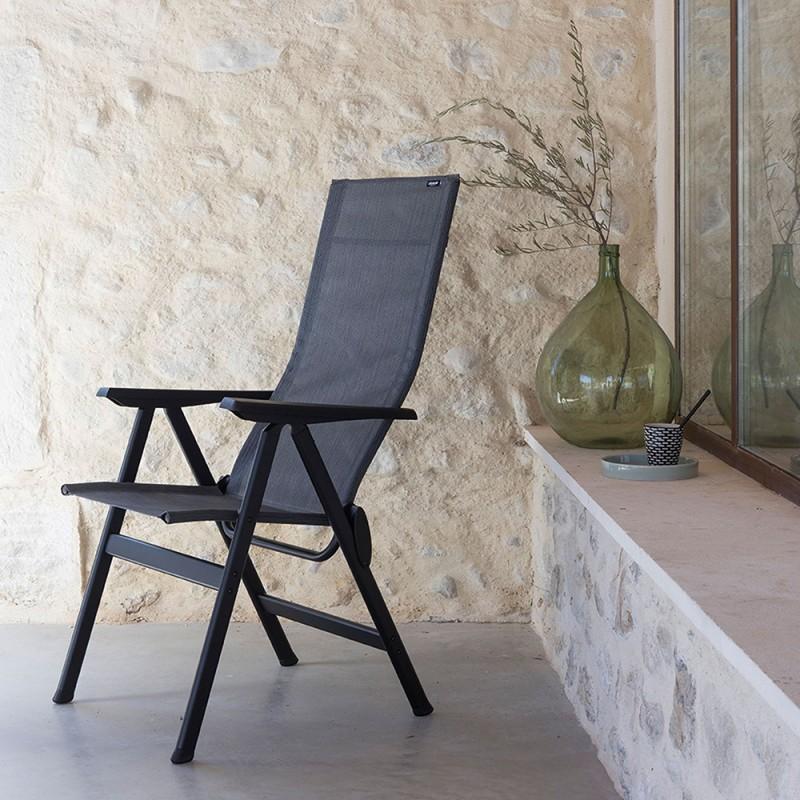 Dema Fauteuil Pliant LAFUMA ZEN IT Duo Obsidian