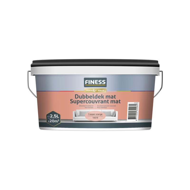 dema FINESS Supercouvrant Mat 2 5L Copper Orange