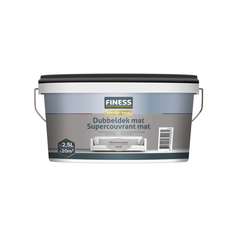 dema FINESS Supercouvrant Mat 2 5L Moonstone Grey