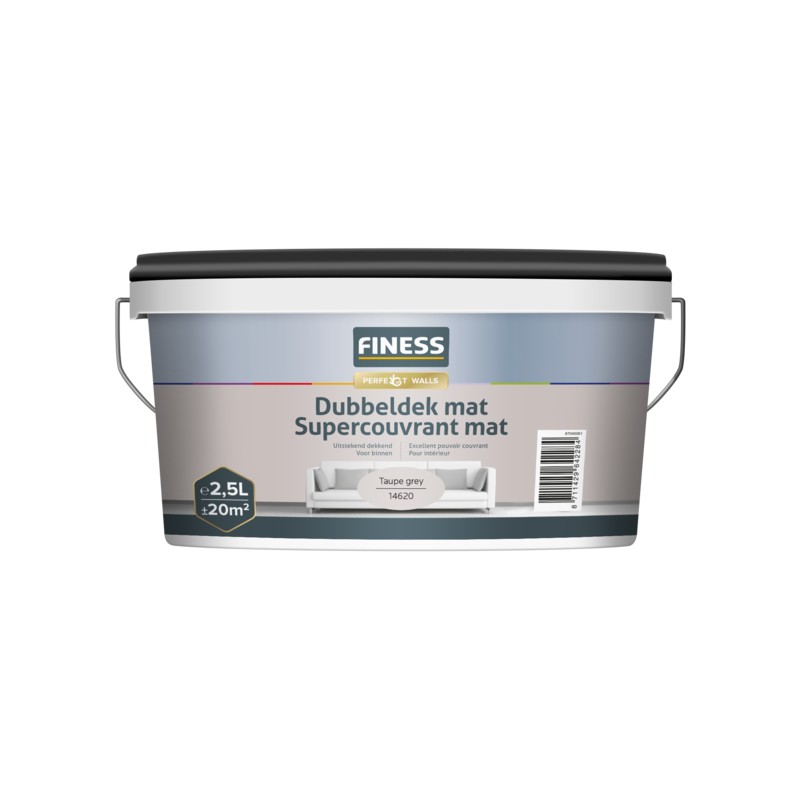 dema FINESS Supercouvrant Mat 2 5L Taupe Grey