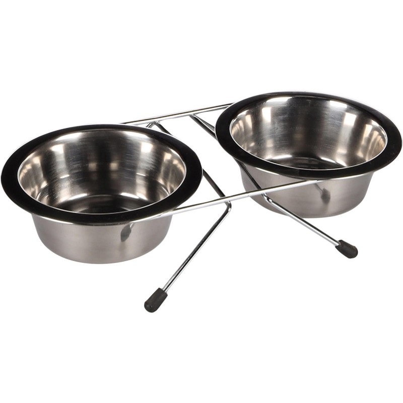 dema Gamelle double chien inox 2 x 800 ml
