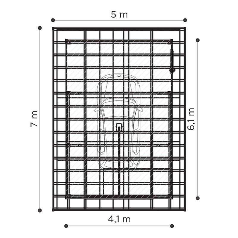 Dema Garage En Bois GARDA