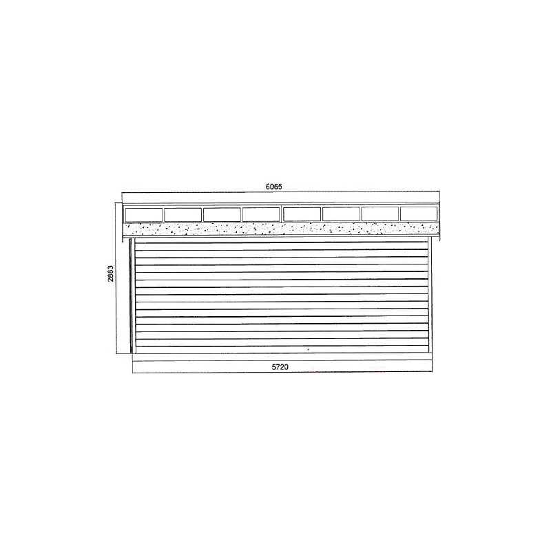 Dema Garage En Bois TORINO Avec Porte Sectionnelle