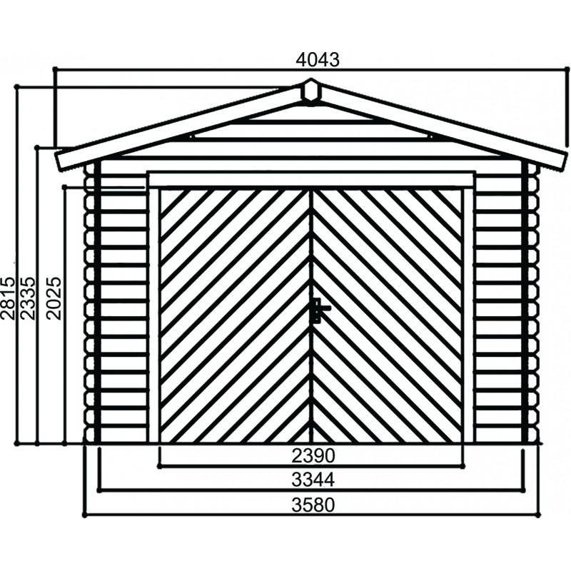 Dema Garage En Bois TRADITION