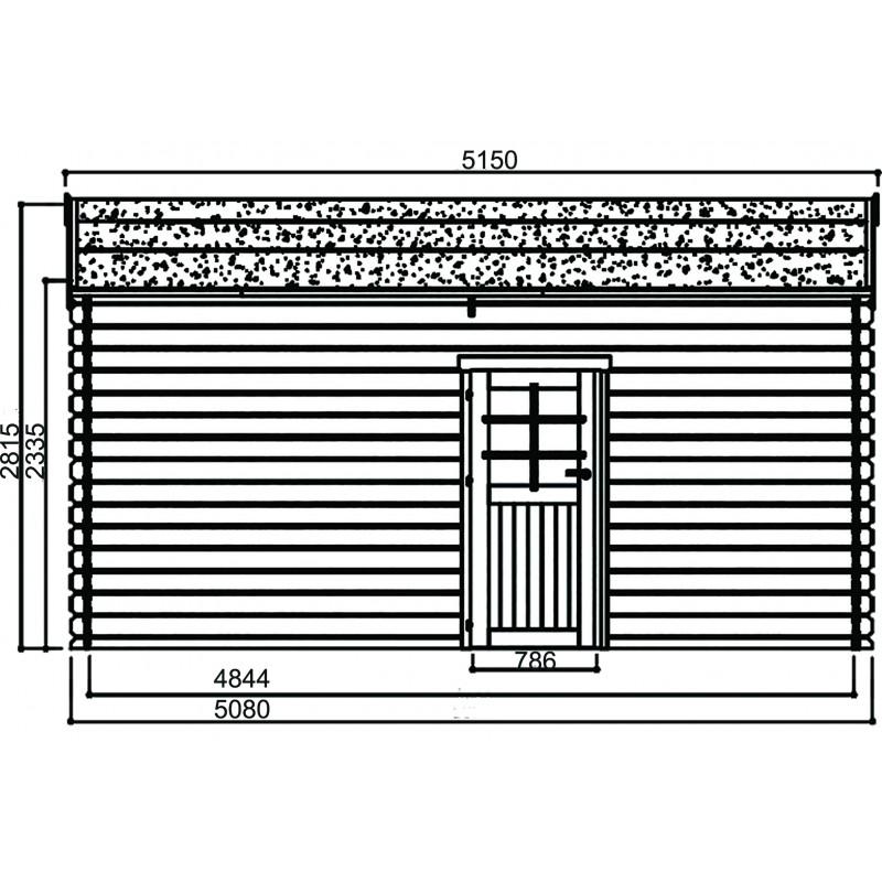 Dema Garage En Bois TRADITION - PS