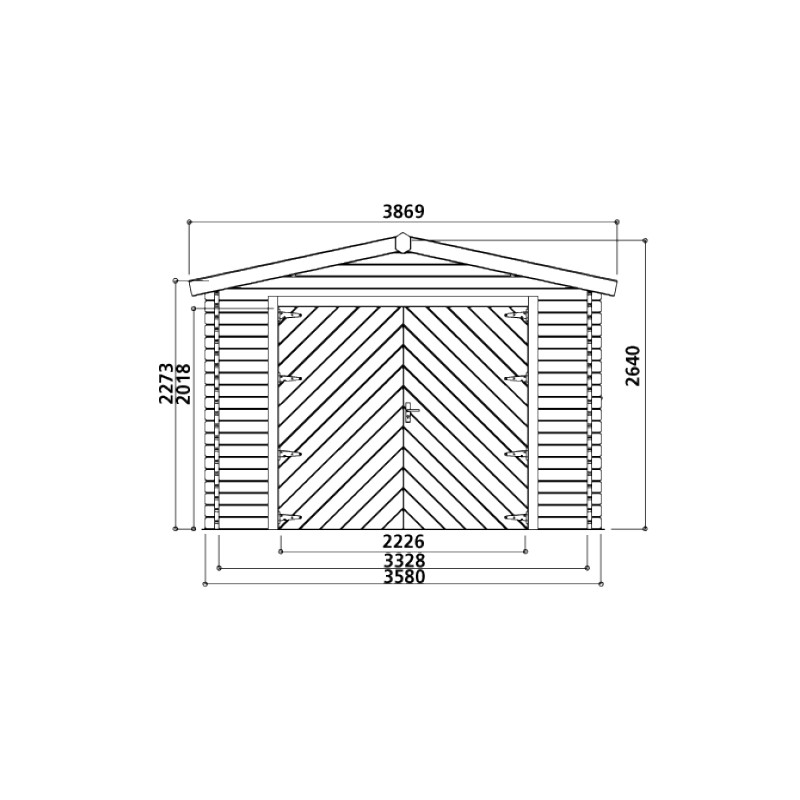 Dema Garage En Bois UMEA