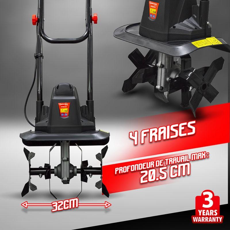 Dema GARDEN TECHNIC Motoculteur électrique 750W