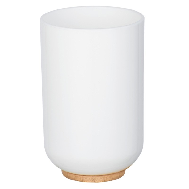 dema Gobelet de salle de bain WENKO Posa blanc