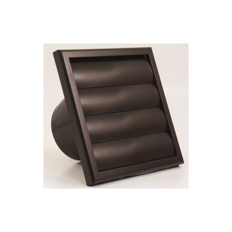 dema Grille brune à lamelles