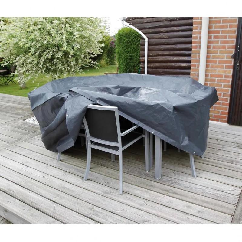 dema Housse pour ensemblede jardin rond Ø205xH90cm