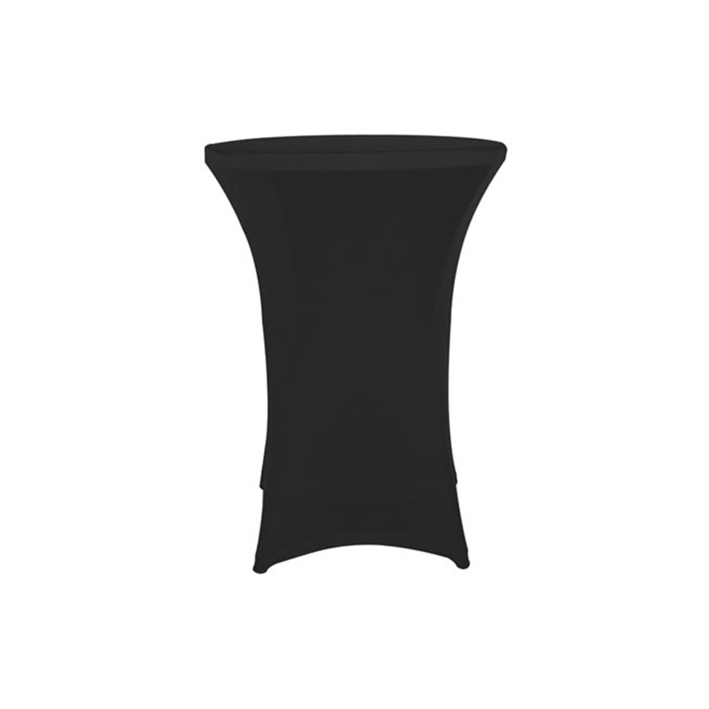 Dema Housse Pour Table Mange-debout Noire