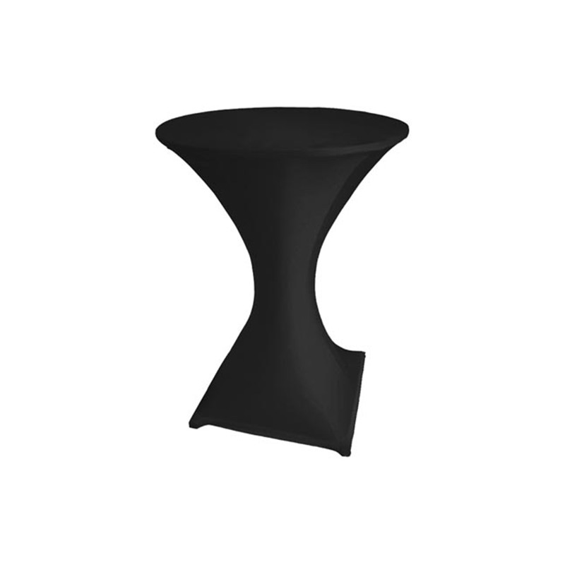 dema Housse pour table mange-debout noire