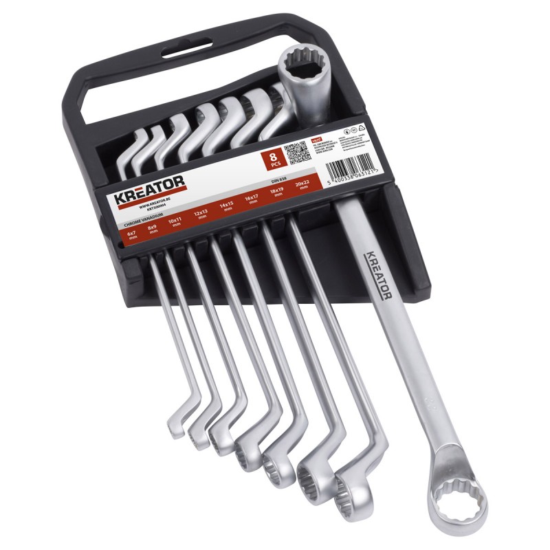 dema Jeu de 8 clés coudées 6 à 22mm