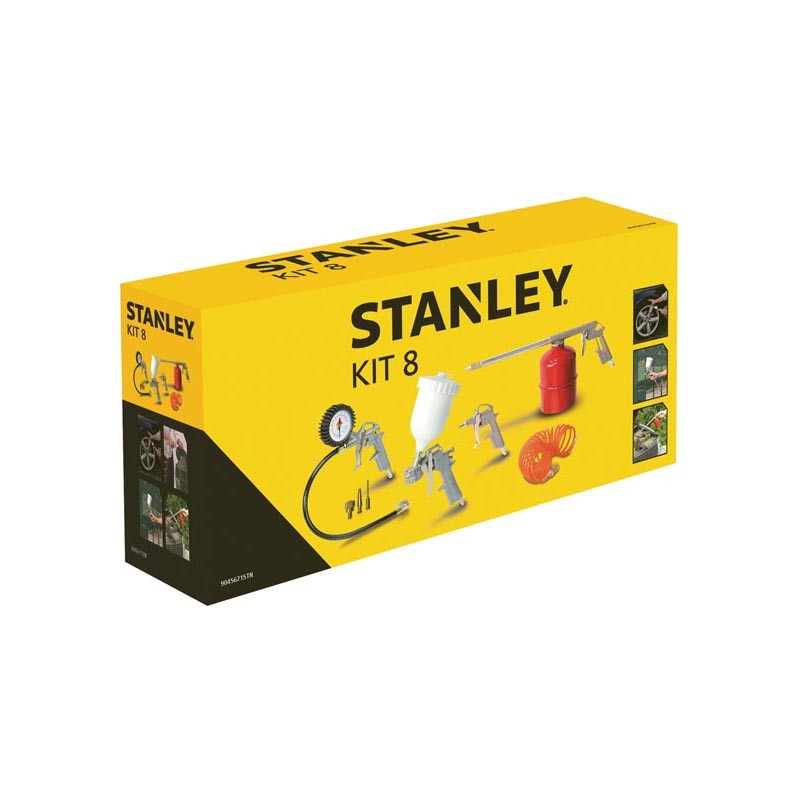 dema Kit 8 accessoires pneumatiques STANLEY