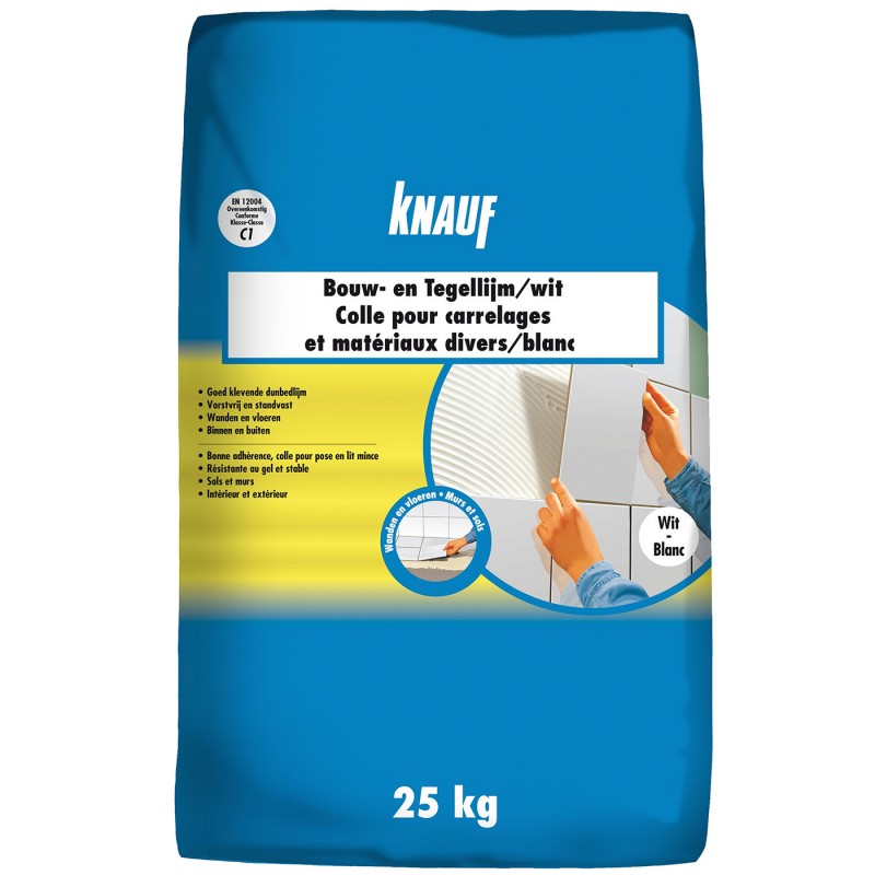 dema KNAUF Colle carrelages et mat.div. 25kg - blanc