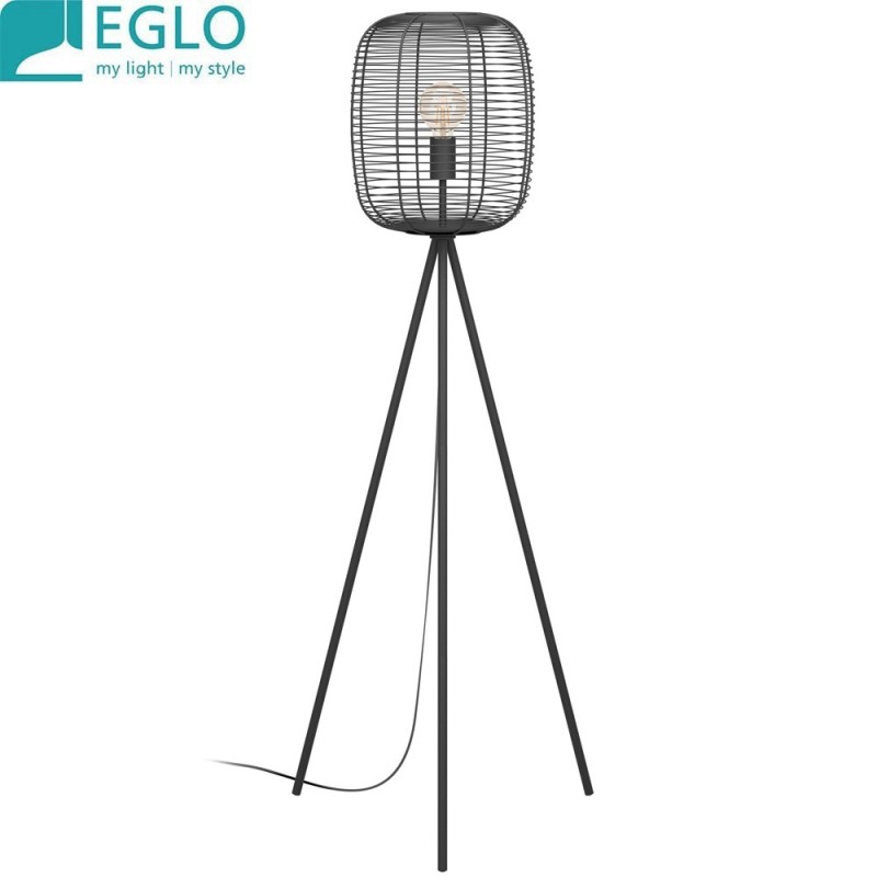 dema Lampadaire RINROE noir 140cm