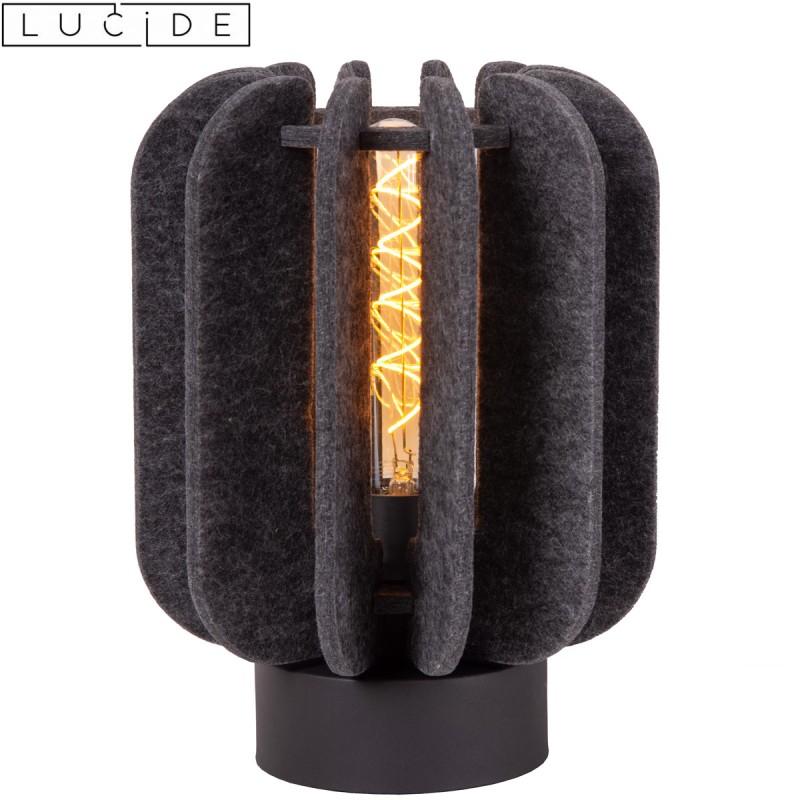 dema Lampe de table feutre gris RAFAL 1xE27