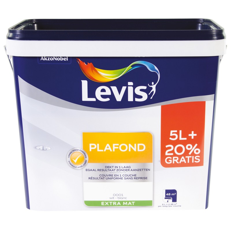dema LEVIS plafond 5 LITRES + 1 LITRE