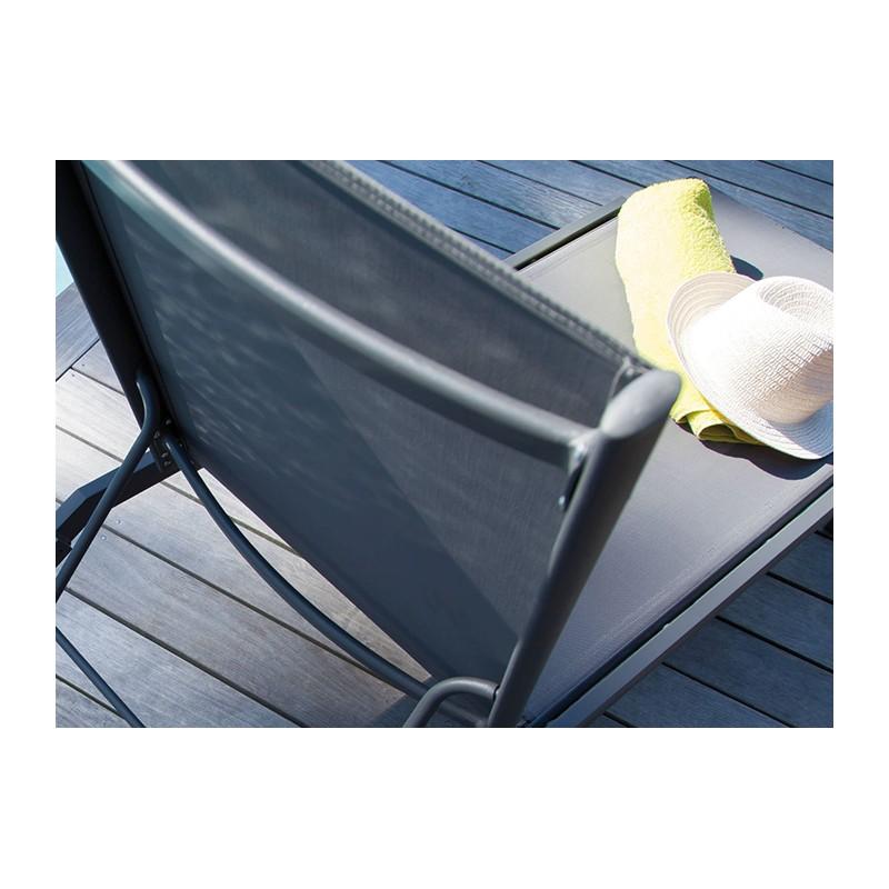 Dema Lit De Jardin FLORENCE Anthracite