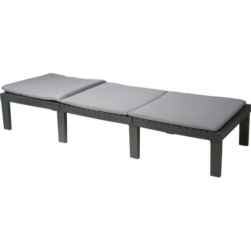 Dema Lit De Jardin HAVANNA Résine Anthracite