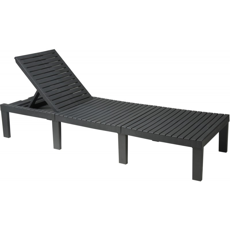 Dema Lit De Jardin HAVANNA Résine Anthracite