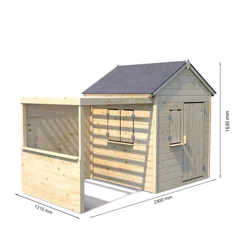 Dema Maison D'enfant Avec Pergola ADONIS