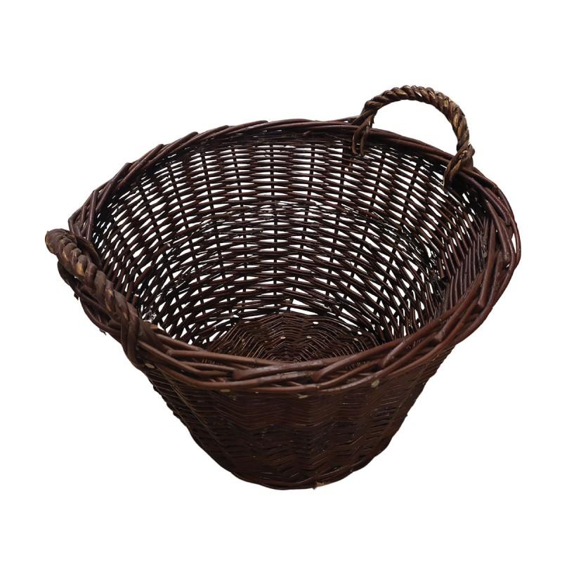 dema Panier à buches en osier