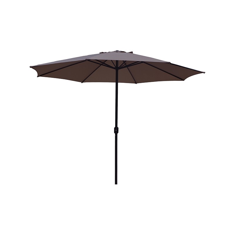 dema Parasol aluminium rond Ø 3m50 - Taupe