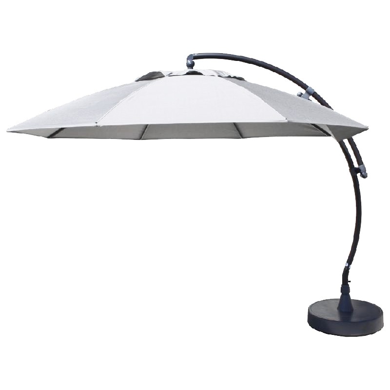 dema Parasol EASY SUN 375 Olefin - Gris clair