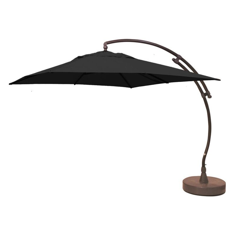 dema Parasol EASY SUN carré 300 Olefin - Carbone