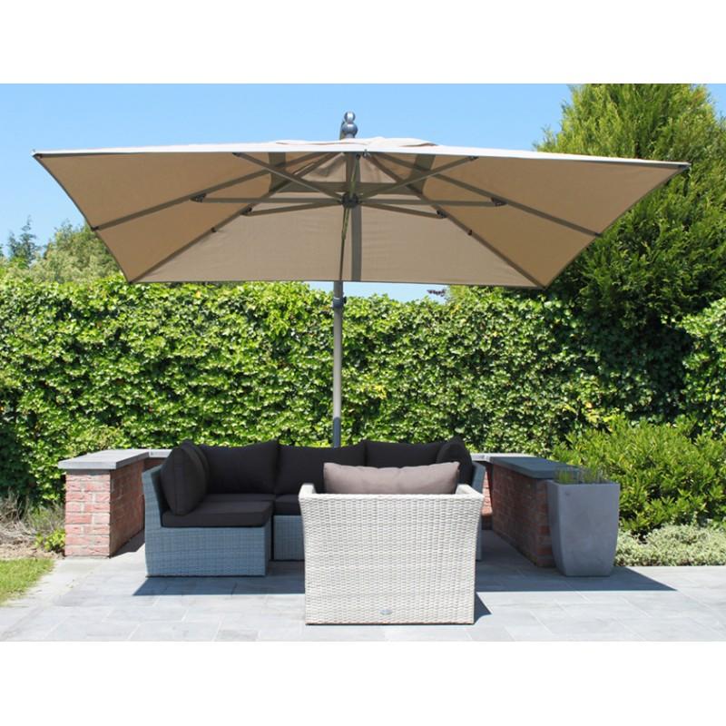 Dema Parasol EASY SUN Carré 300 Olefin - Taupe Clair