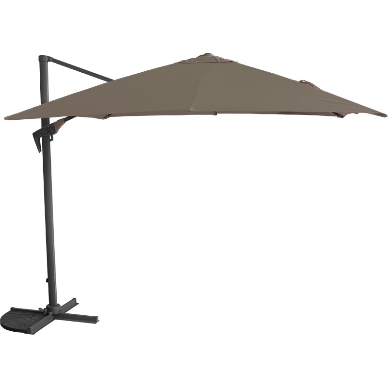 dema Parasol excentré PARIS 3x3 Taupe