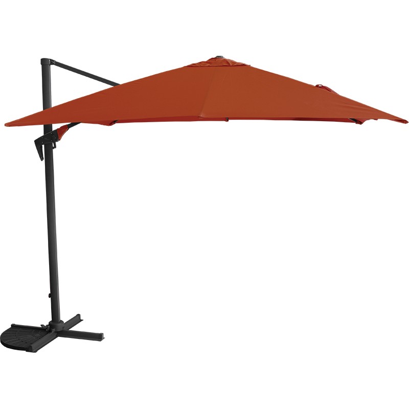 dema Parasol excentré PARIS 3x3 Terracotta