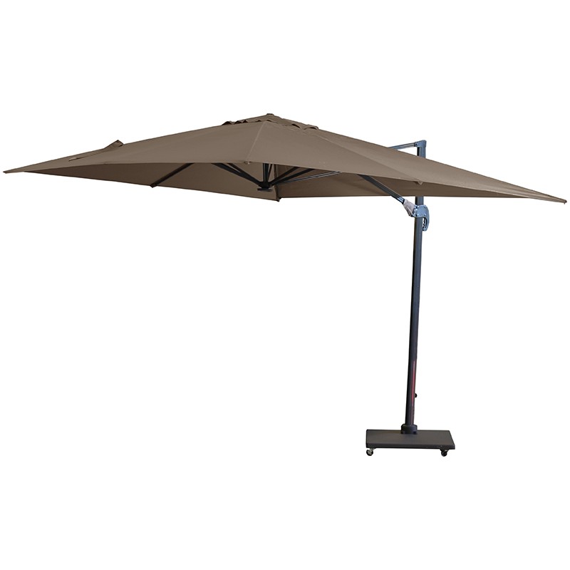 dema Parasol excentré PARIS 3x4 Taupe