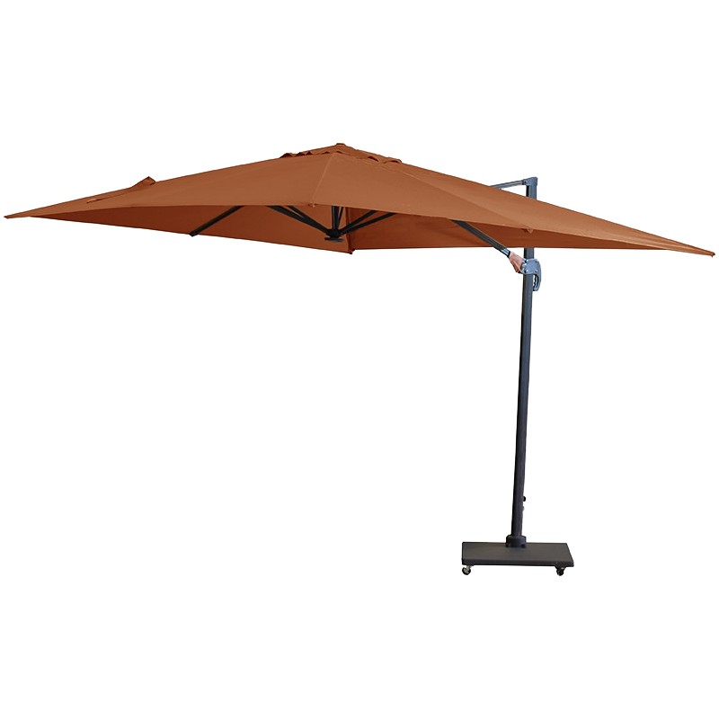 dema Parasol excentré PARIS 3x4 Terracotta