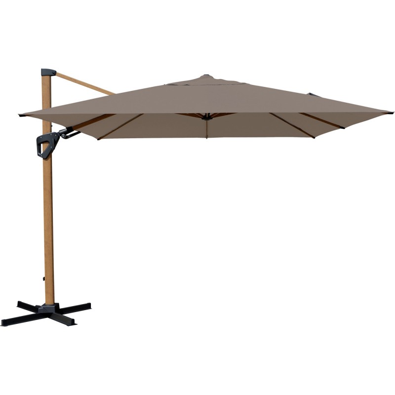 dema Parasol excentré PRESTIGE 2 3x4 taupe