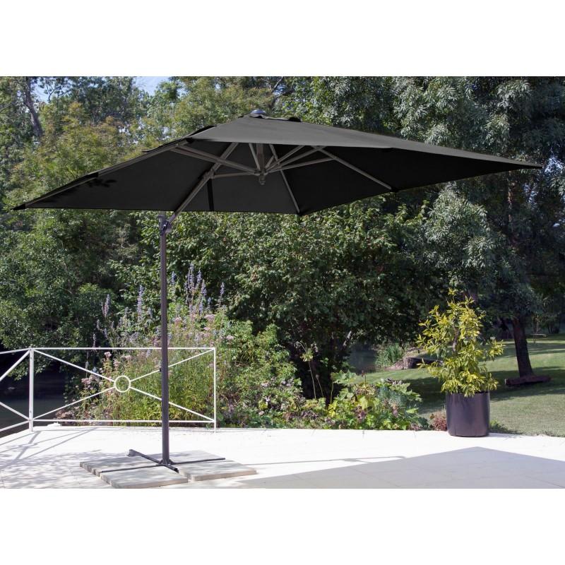 dema Parasol excentré ROMA 2 5x2 5m Anthracite