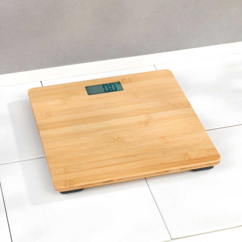 Dema Pèse-personne En Bambou WENKO Bambusa