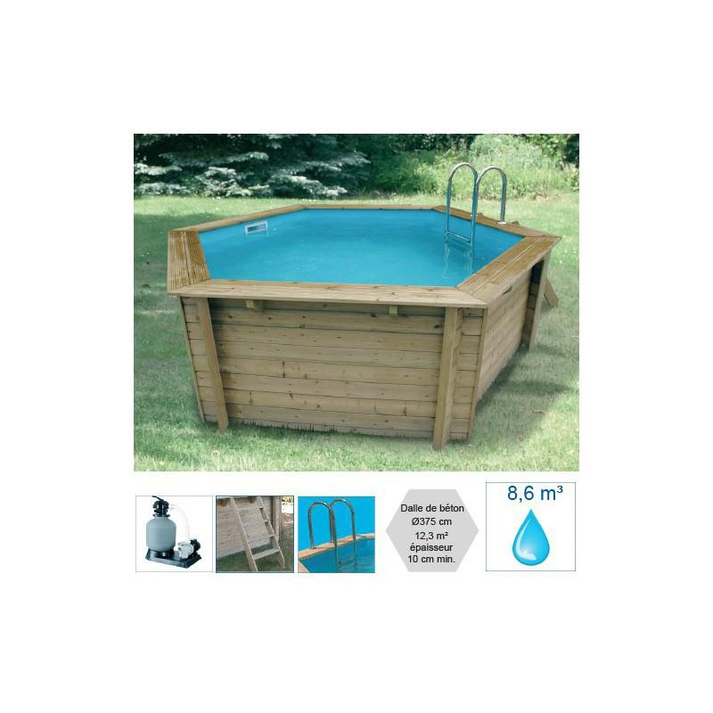 dema Piscine hexagonale CORFU 410